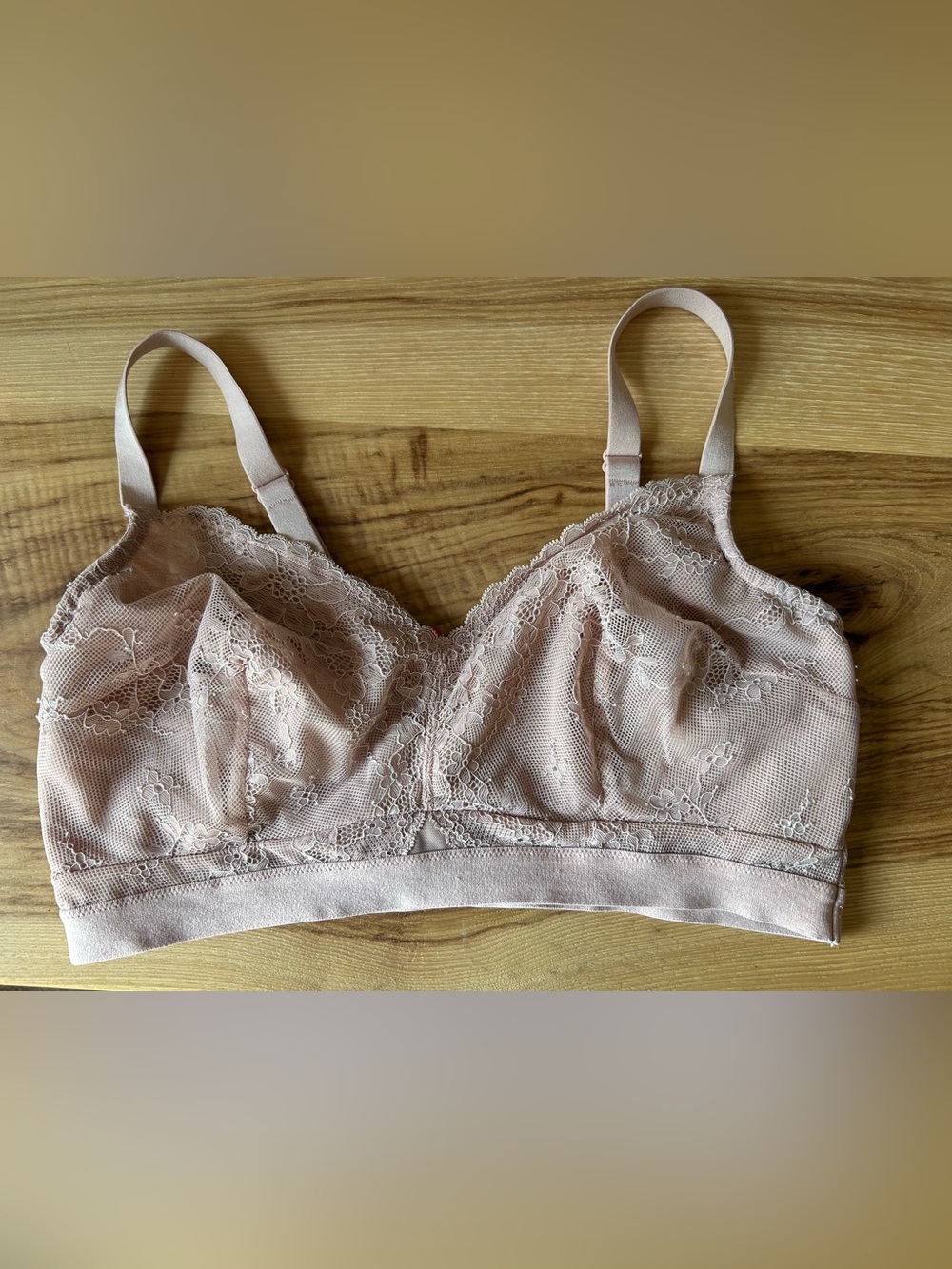SPANX Lace Soft Bralette in Pale Blush